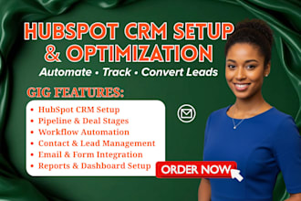 setup, automate and optimize your hubspot CRM for sales and marketing growth
