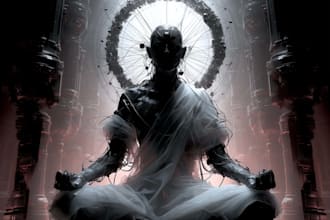 create atmospheric album artwork for electronic and alternative music