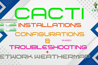 install, configure and troubleshoot cacti mrtg network monitoring system for isp