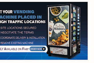 do creative vending machine wrap design
