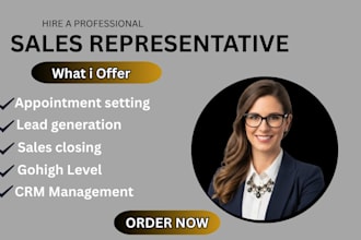 be your sales representative closer salesperson gohighlevel