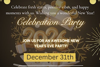 design creative event flyers,graphics,posters,baners etc