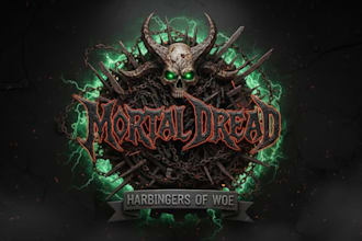 make metalcore logo with best detail