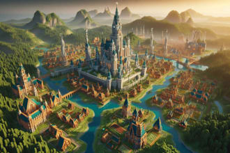 create minecraft build, castle, villages, base, hubs, spawns, minecraft skin
