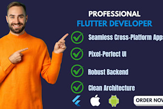 be your expert flutter developer for mobile apps