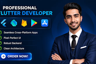 be your expert flutter developer for mobile apps