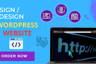 create a professional wordpress blog website