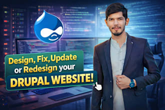 design, fix, update or redesign your drupal website