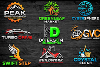design luxury professional unique 3d business logo