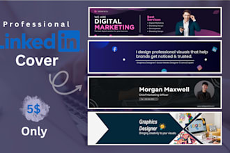design a professional linkedin banner for personal branding