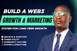 design a sustainable web3 growth and marketing plan