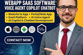 do ai powered mobile app portal webapp saas software voice agent copilot chatbot