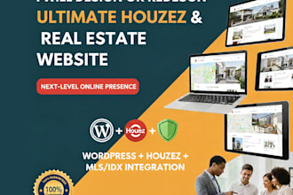 design wordpress real estate website using houzez, homey elementor pro