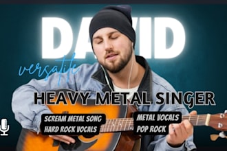 aggressive metal singer rock singer male vocalist  scream metal metalcore djent