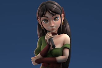 model a 3d character