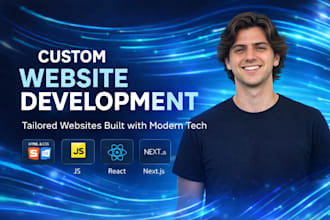 create a modern responsive website with react