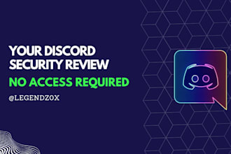 review your discord security and give clear recommendations