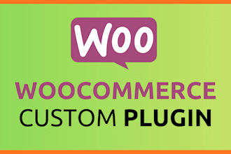 develop a custom woocommerce plugin for your online store