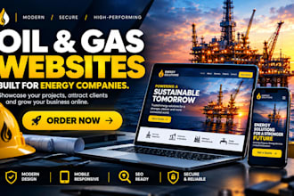 design oil and gas website for petroleum and energy companies