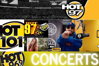 promote and play your song or ads on hot 97, wgci, wgn radio live