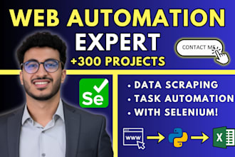 do web automation with selenium python scripts