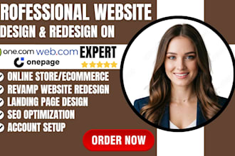 design onepage dot io duda landing page web com one com website onepage io