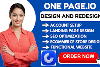 design onepage dot io duda landing page web com one com website onepage io