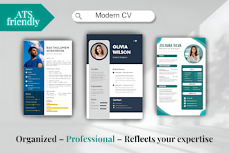 design a professional ats friendly CV that gets noticed