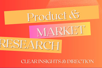 do detailed product and market research to validate your business idea