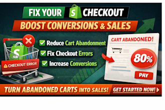 optimize your shopify checkout and cart flow to boost conversions and sales