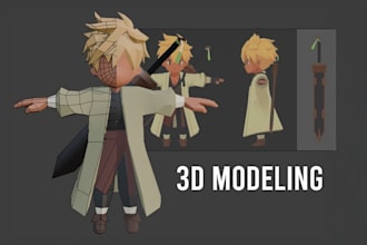 create 3d models low poly