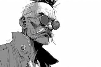 do a charcter of comic or design your comic character
