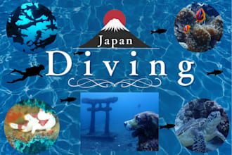 find the best diving spots in japan with english support