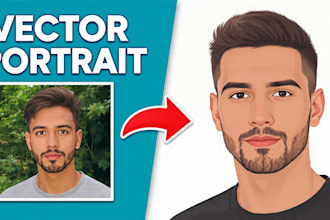 do a vector portrait for you