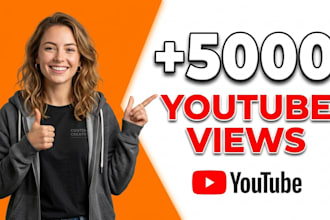 increase 5,000 youtube views