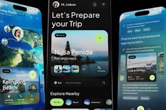 build your ai travel app, booking app with stunning UI UX design