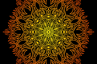 create unique digital mandala art