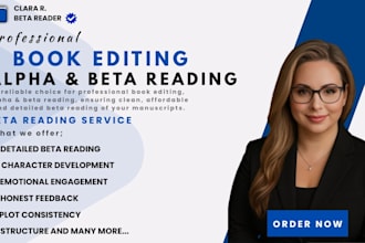 be your romance beta reader for fantasy and paranormal with honest feedback