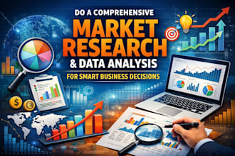 do a comprehensive market research, data analysis for smart business decisions