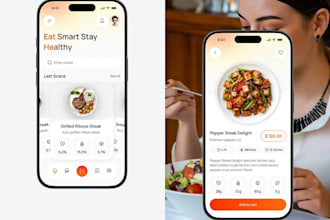 develop ai food planner app, restaurant app, ai calories app