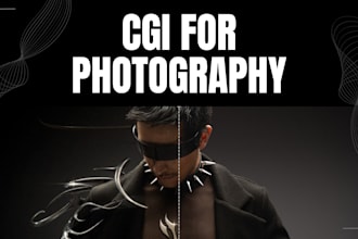 do futuristic scifi photo edits for portraits and fashion