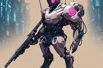 make a design mechs robots concepts