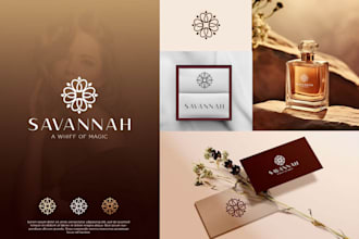 design extremely modern minimalist and luxury elegant logo design