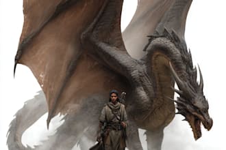 do concept art for characters, dragons and monsters