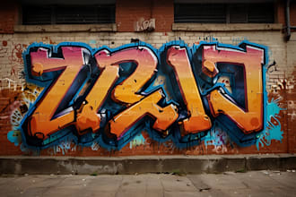graffiti hip hop poster , flyer design, album cover art