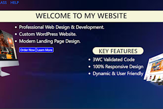 build website  and development