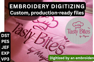 digitize your logo for embroidery with production ready files