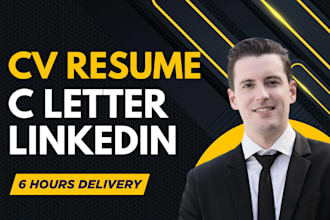 write and update ats resume cv cover letter, linkedin optimize profile maker uk