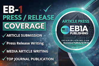 do professional eb1 media article, press coverage eb1 visa media publication
