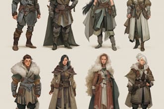 do fantasy character for you